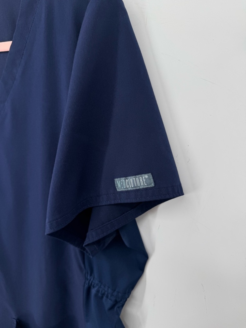 Med Couture Women's Adjustable Maternity Navy Scrub Top Size XL - Picture 5 of 10